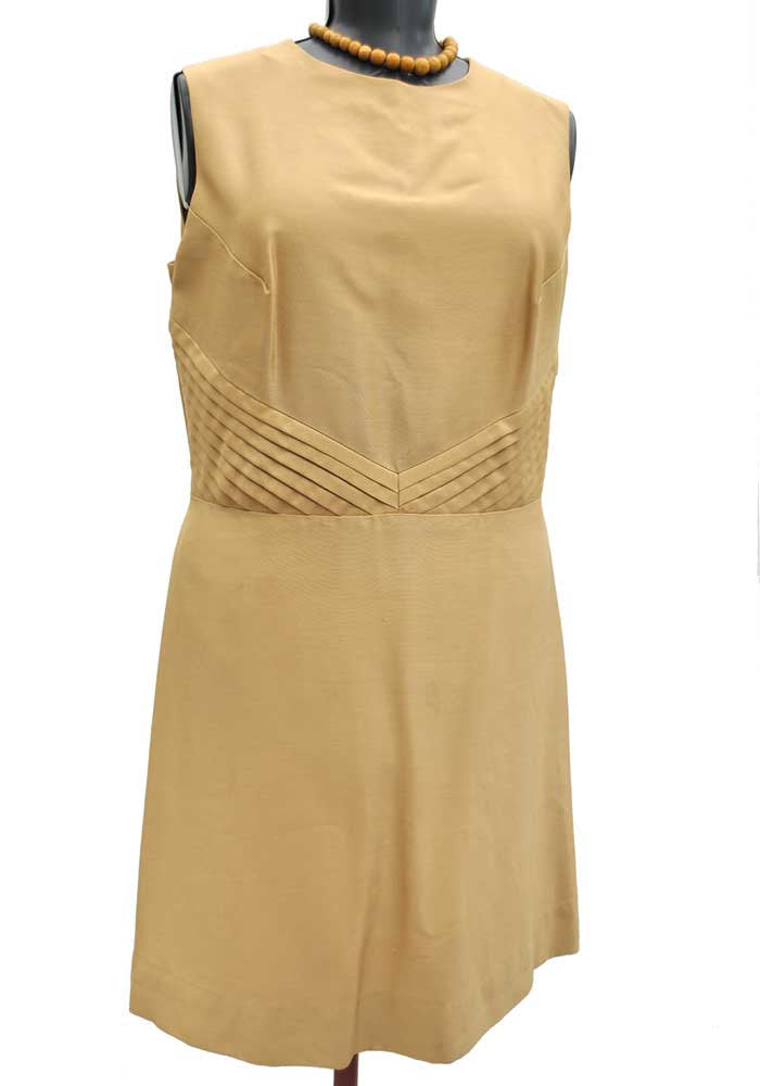 vintage plus size mother of the bride gold dress