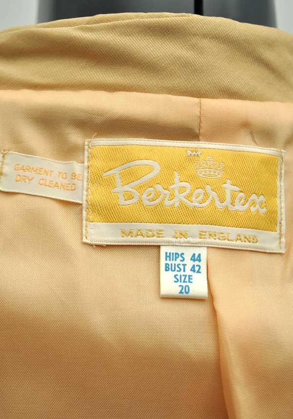 1960s Vintage Gold Silk Shift Dress Suit • Mother of the Bride • Berketex