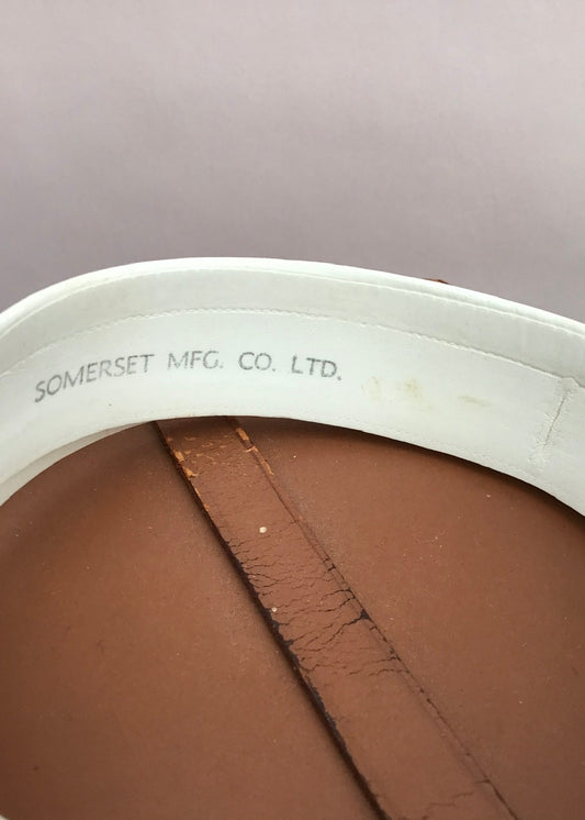 Vintage White Starched Detachable Collar | Somerset MFG Co Ltd | 14.5”