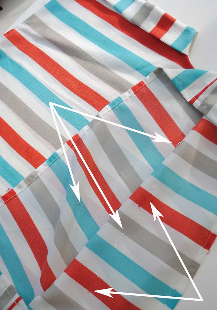1980s Vintage Candy Stripe Summer Skirt Set • Silky Stripes Turquoise Red Grey White