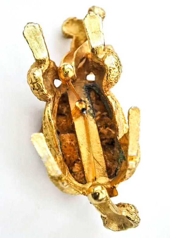 Vintage Articulated Poodle Dog Pin Cushion Ornament