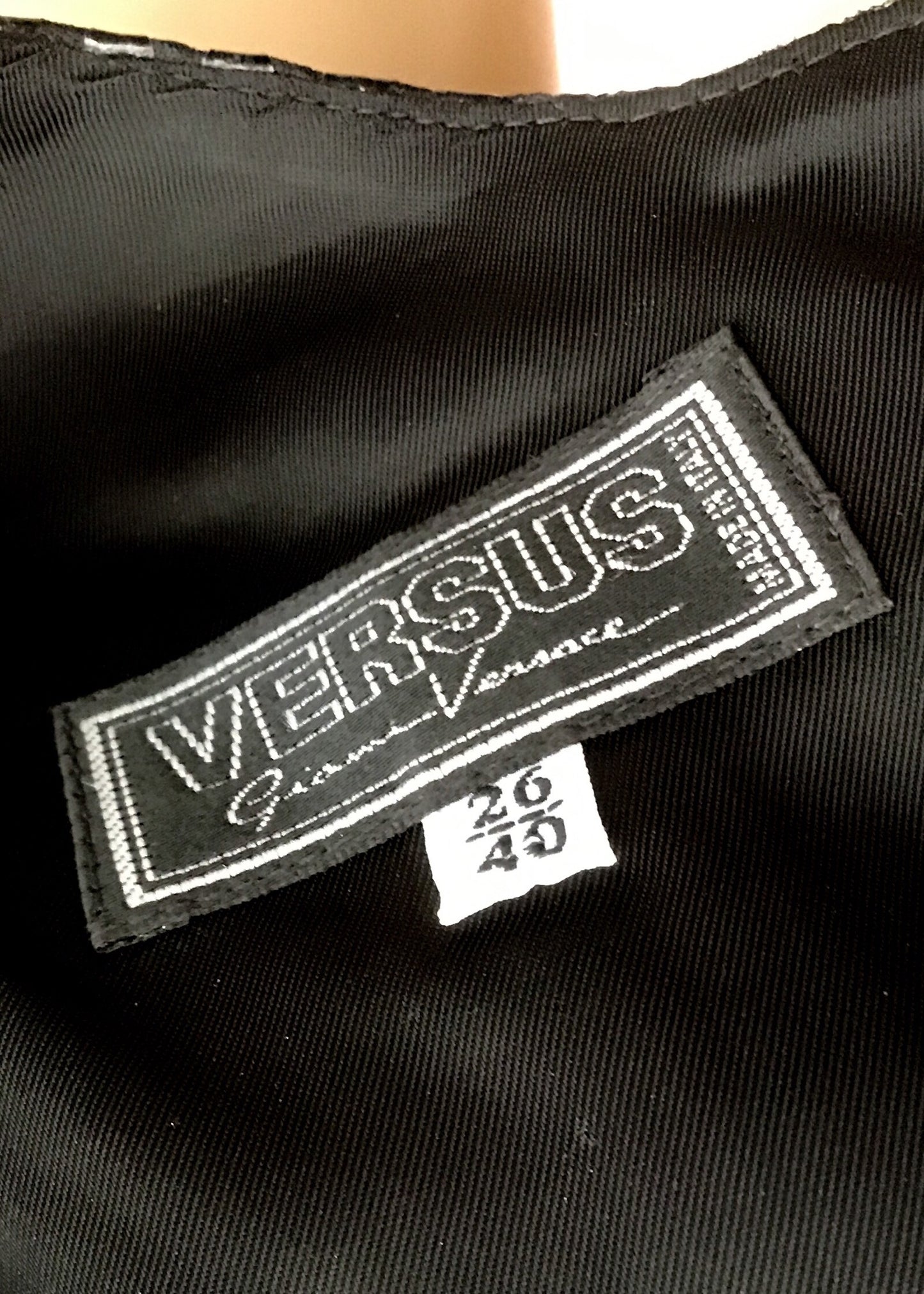 1990s Vintage Versus Versace sequin cocktail vest top