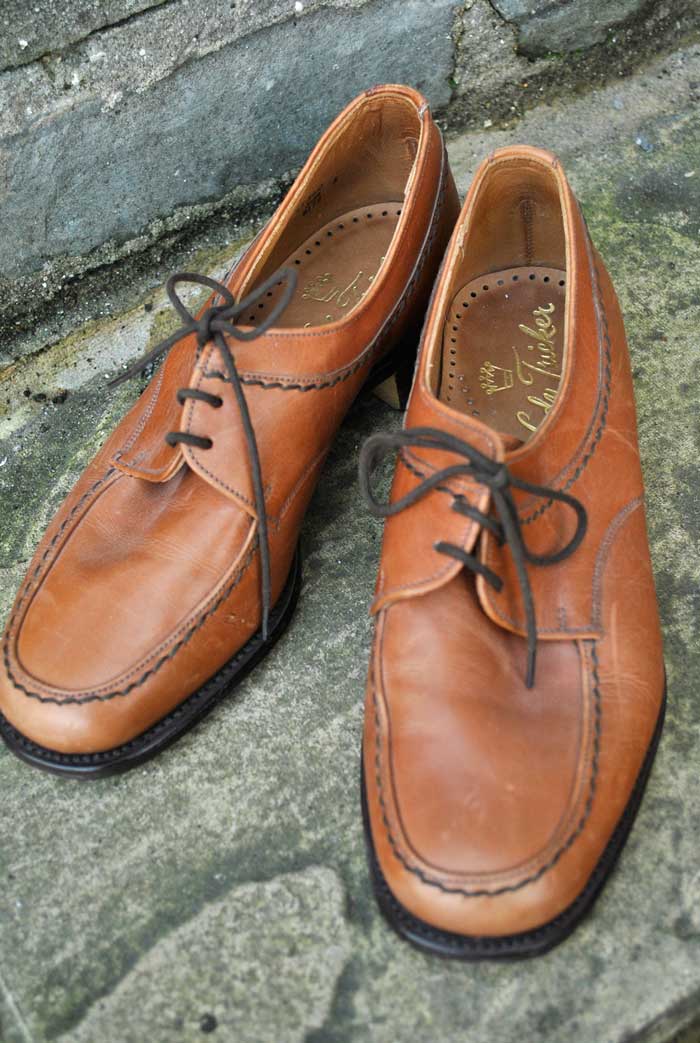 vintage lady tricker oxford shoes