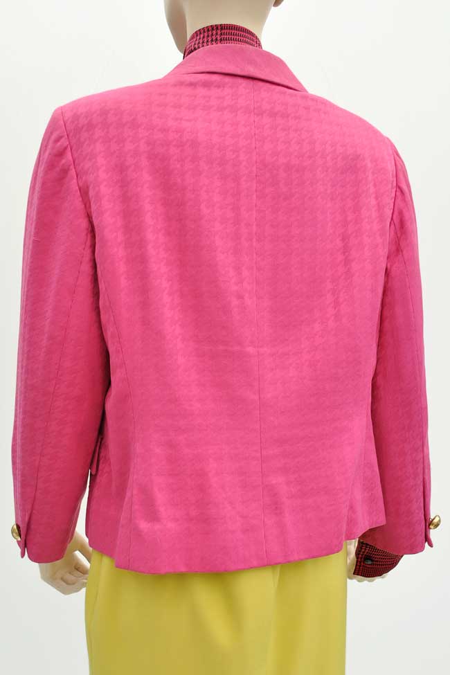 Vintage 80s Fuscia Pink Jaeger Jacket