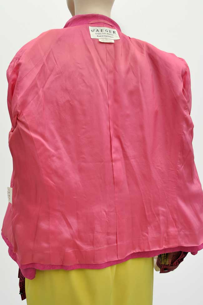 Vintage 80s Fuscia Pink Jaeger Jacket