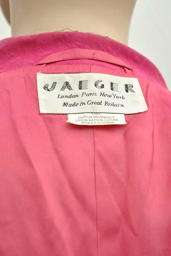Vintage 80s Fuscia Pink Jaeger Jacket