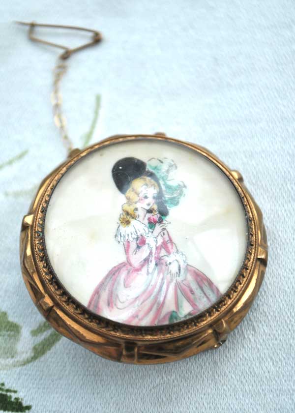 TLM thomas Mott georgian lady brooch