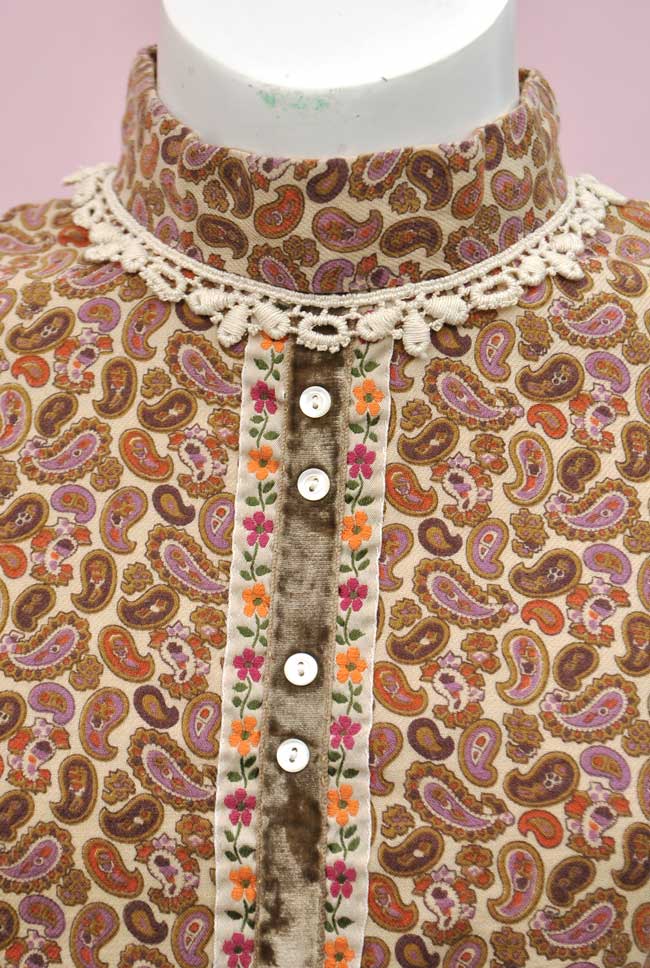little girls 1970s summer dress