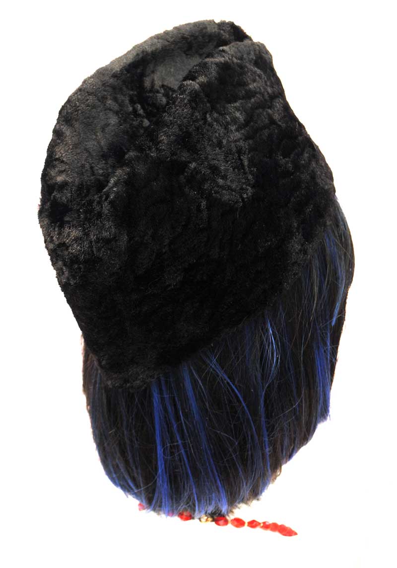 1960s Vintage Black Karakul Hat