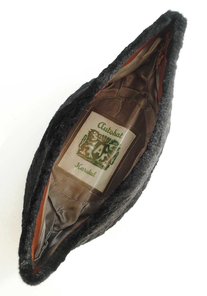 1960s Vintage Black Karakul Hat