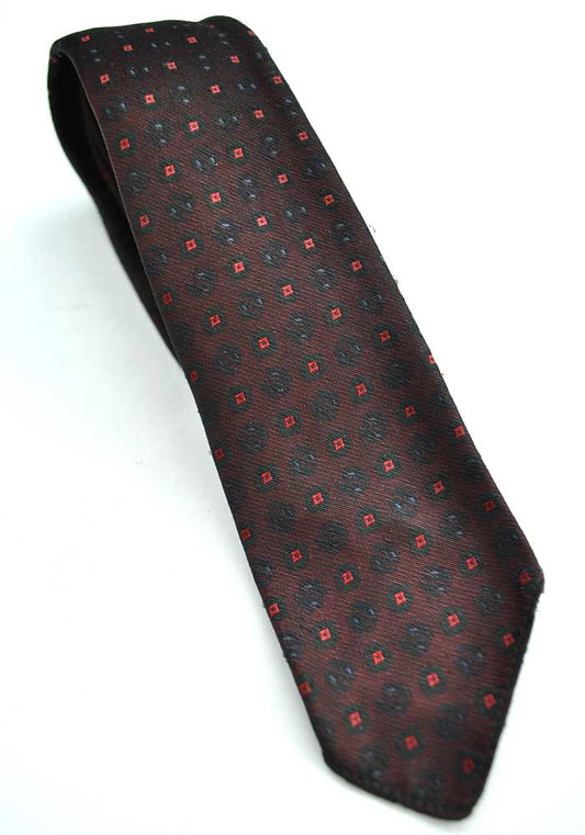 Vintage 60s Burgundy Tie • Strange of London