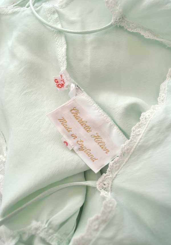 mint green silk