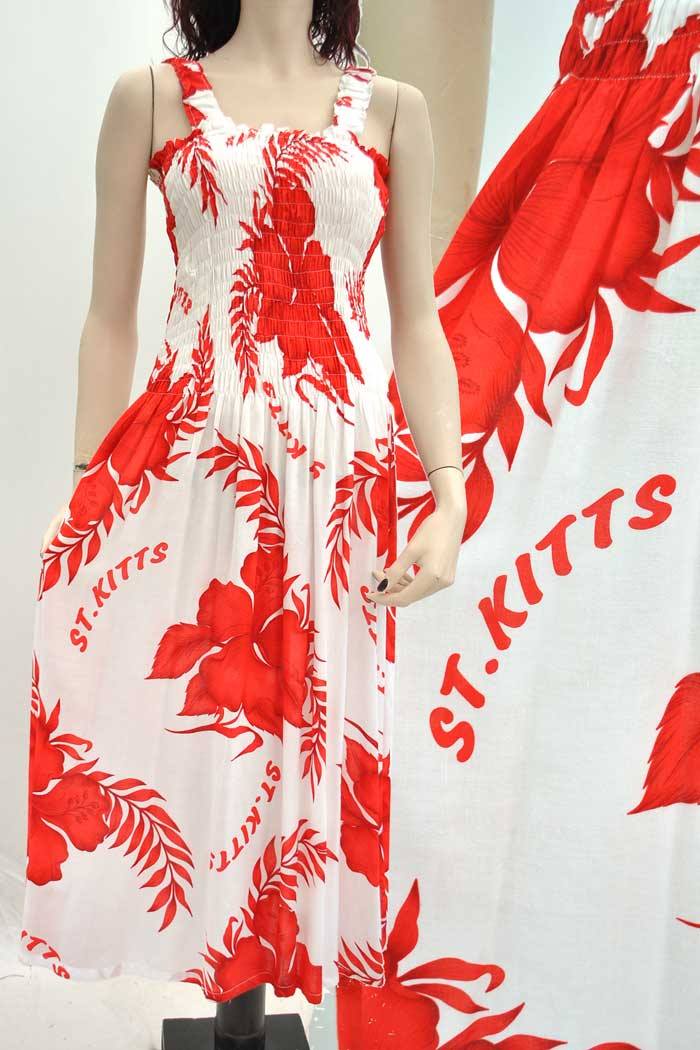 retro rockabilly hibiscus rayon hawaiian sun dress