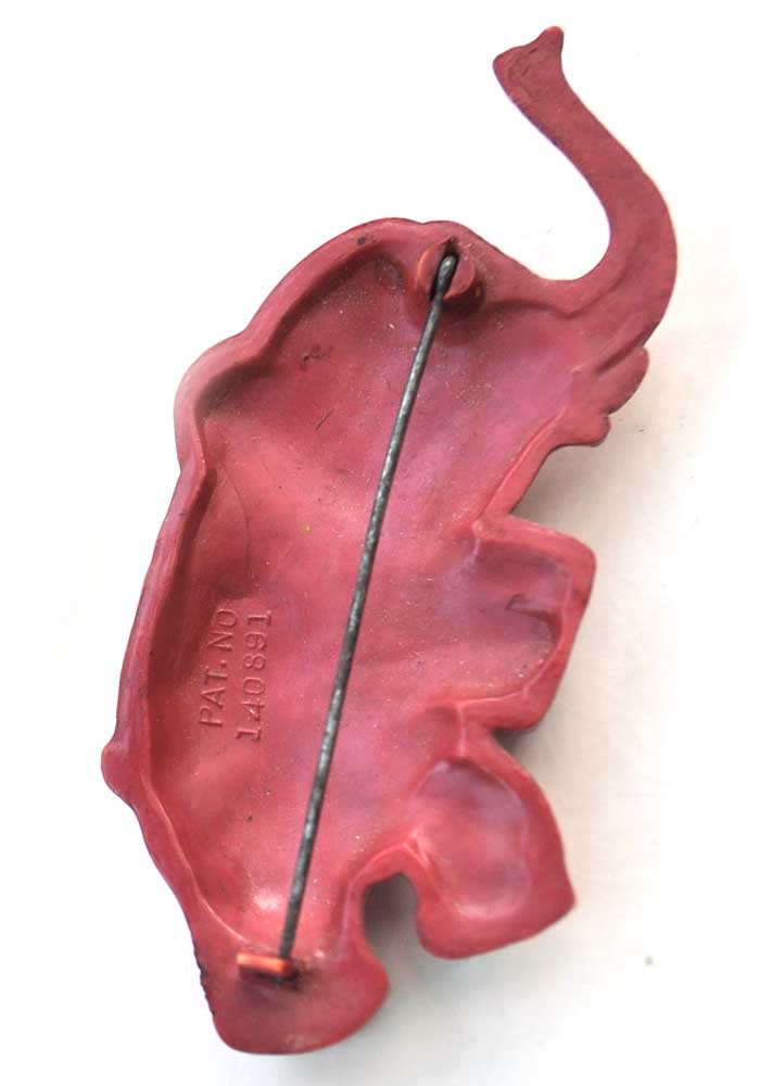 midcentury pink elephant