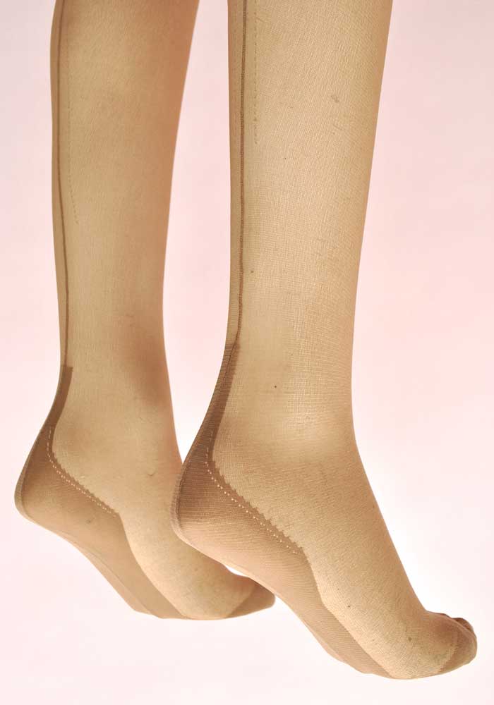 original vintage cuban heel seamed stockings