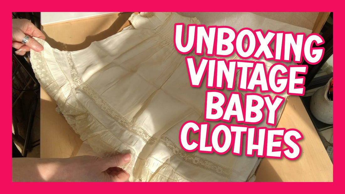 Vintage Baby Clothes Unboxing