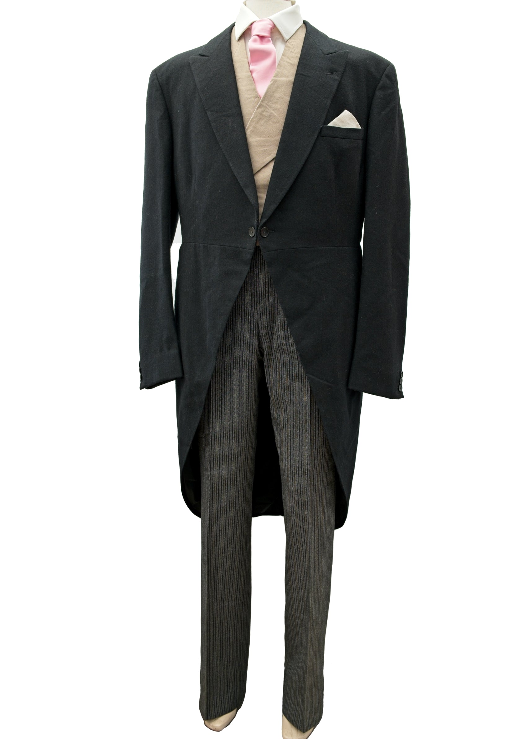 Men's Vintage 60s 3 Piece Morning Suit 43" • Wedding Suit