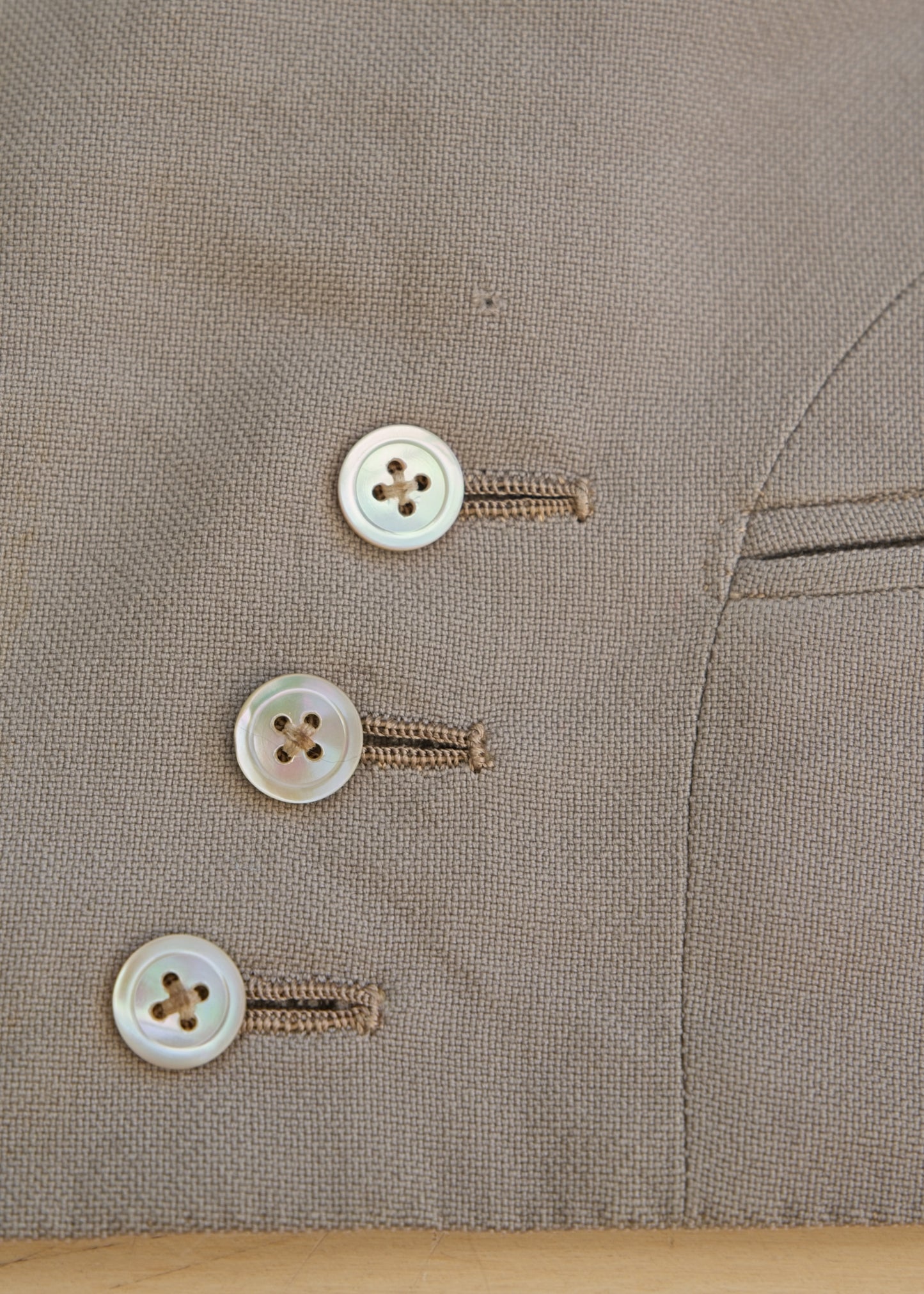 Men's Vintage 60s 3 Piece Morning Suit 43" • Wedding Suit