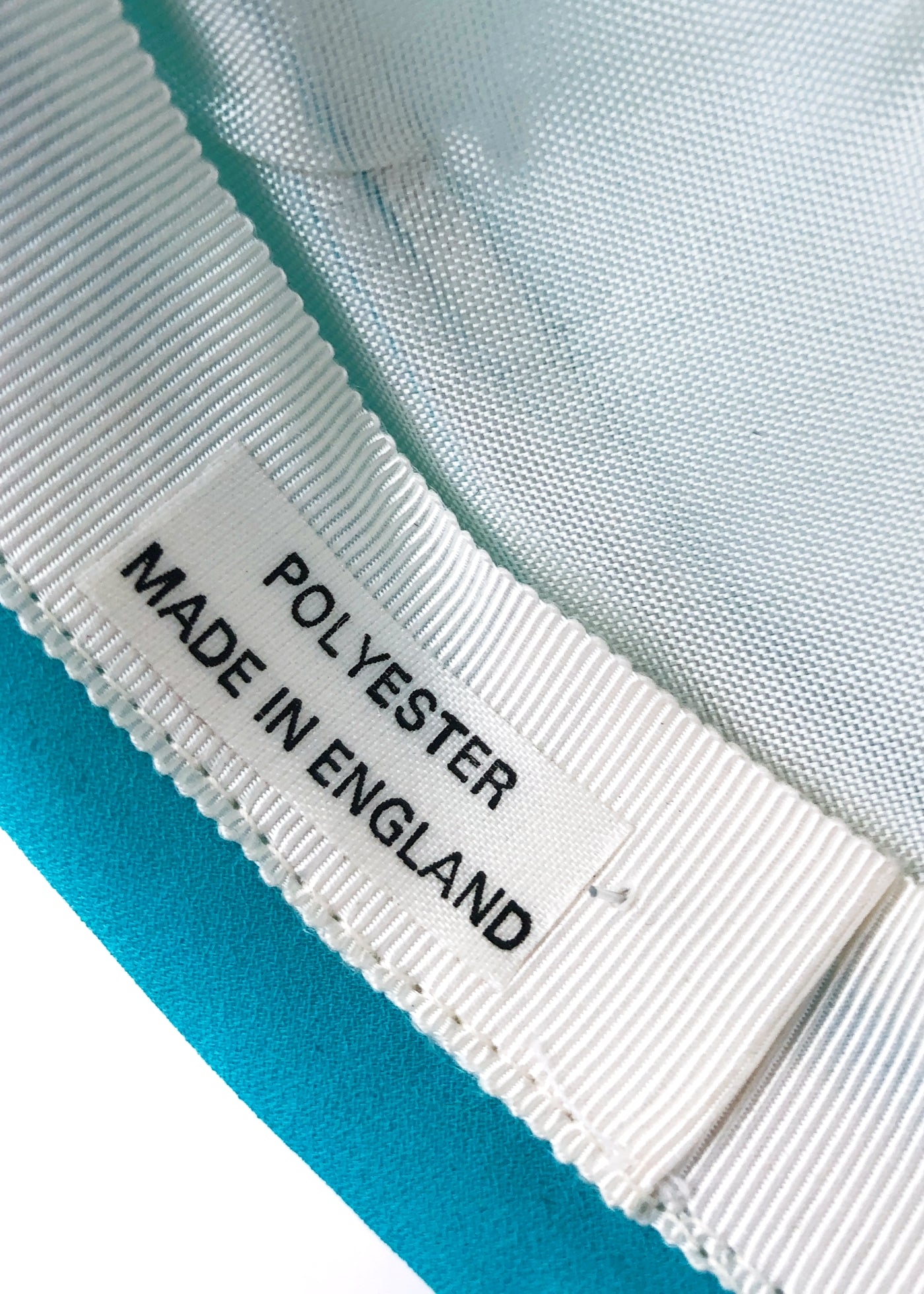 Vintage 80s Turquoise Coque Feather Wedding Hat