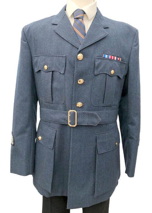 Vintage 90s RAF Officer’s No.1 Dress Uniform Tunic • Medal Ribbons