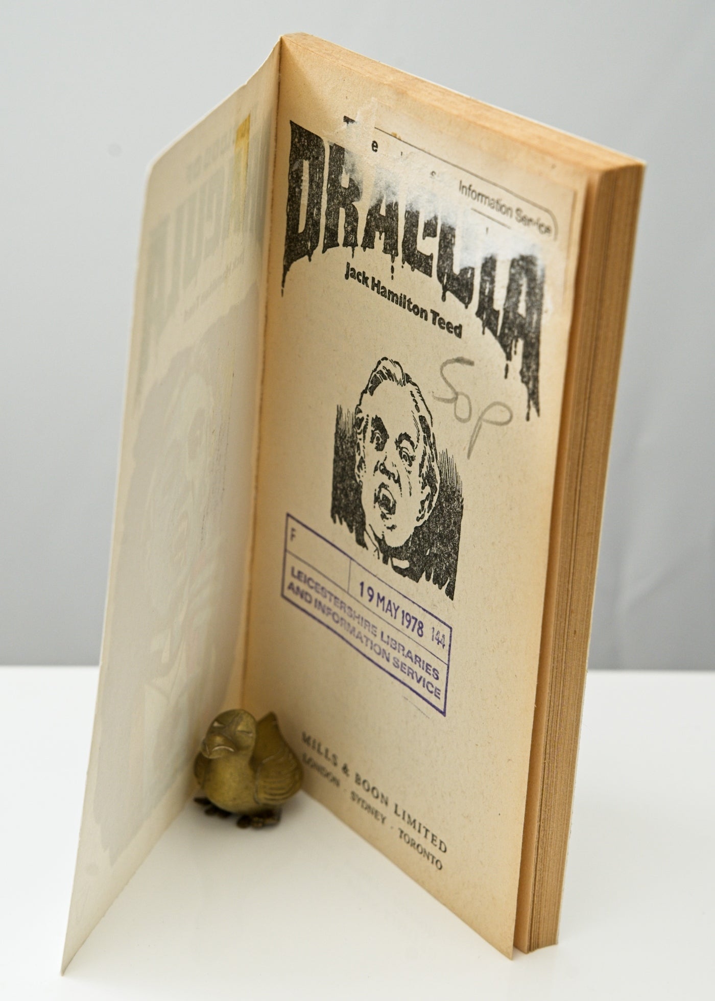The Blood of Dracula by Jack Hamilton Teed • Mills & Boon • Paperback, 1977