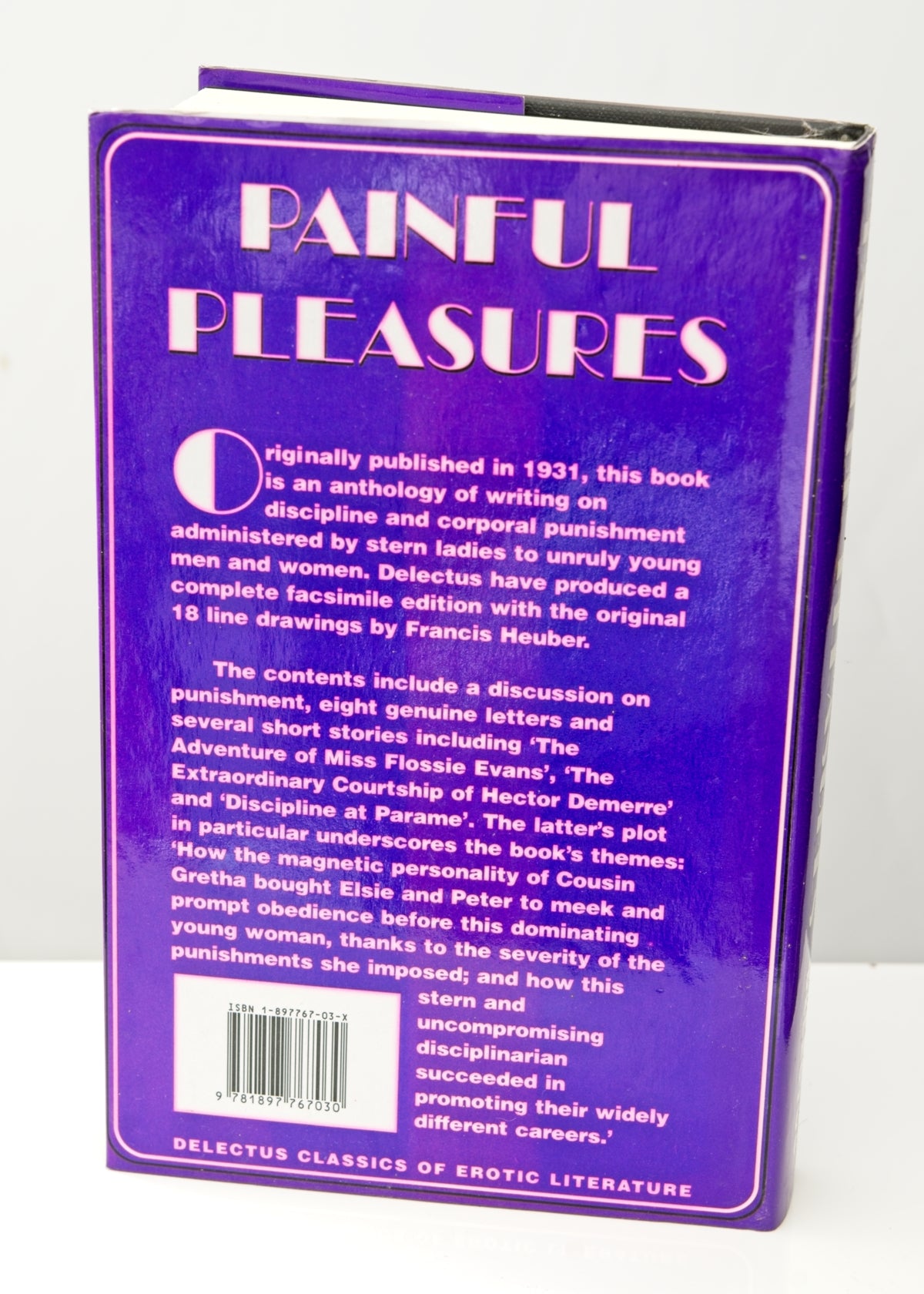 Painful Pleasures • Delectus Books • Illustrated • Hardcover, 1995