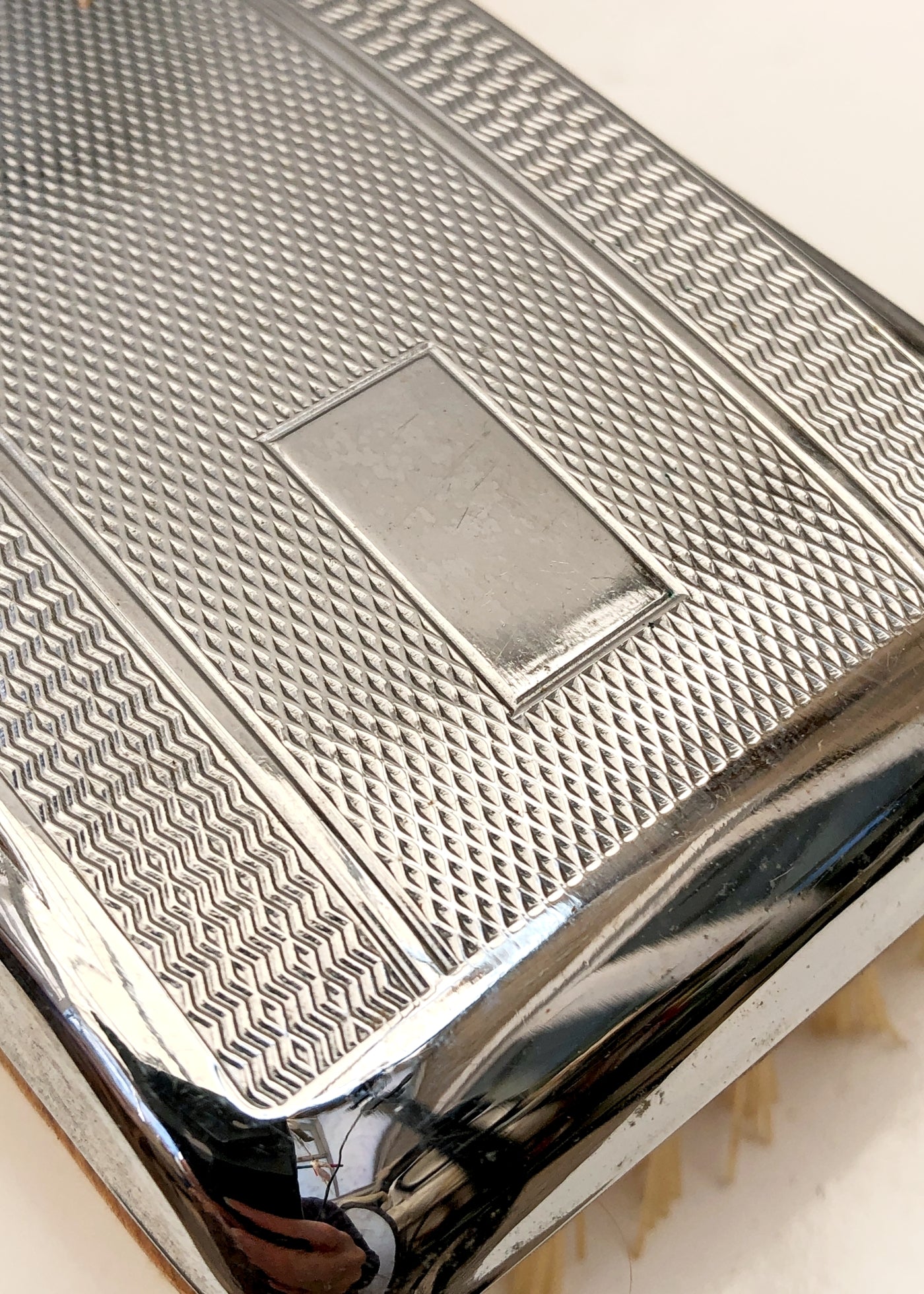 Men's Vintage 50s Connoisseur 7 Piece Travel Grooming Kit • Brown Leather