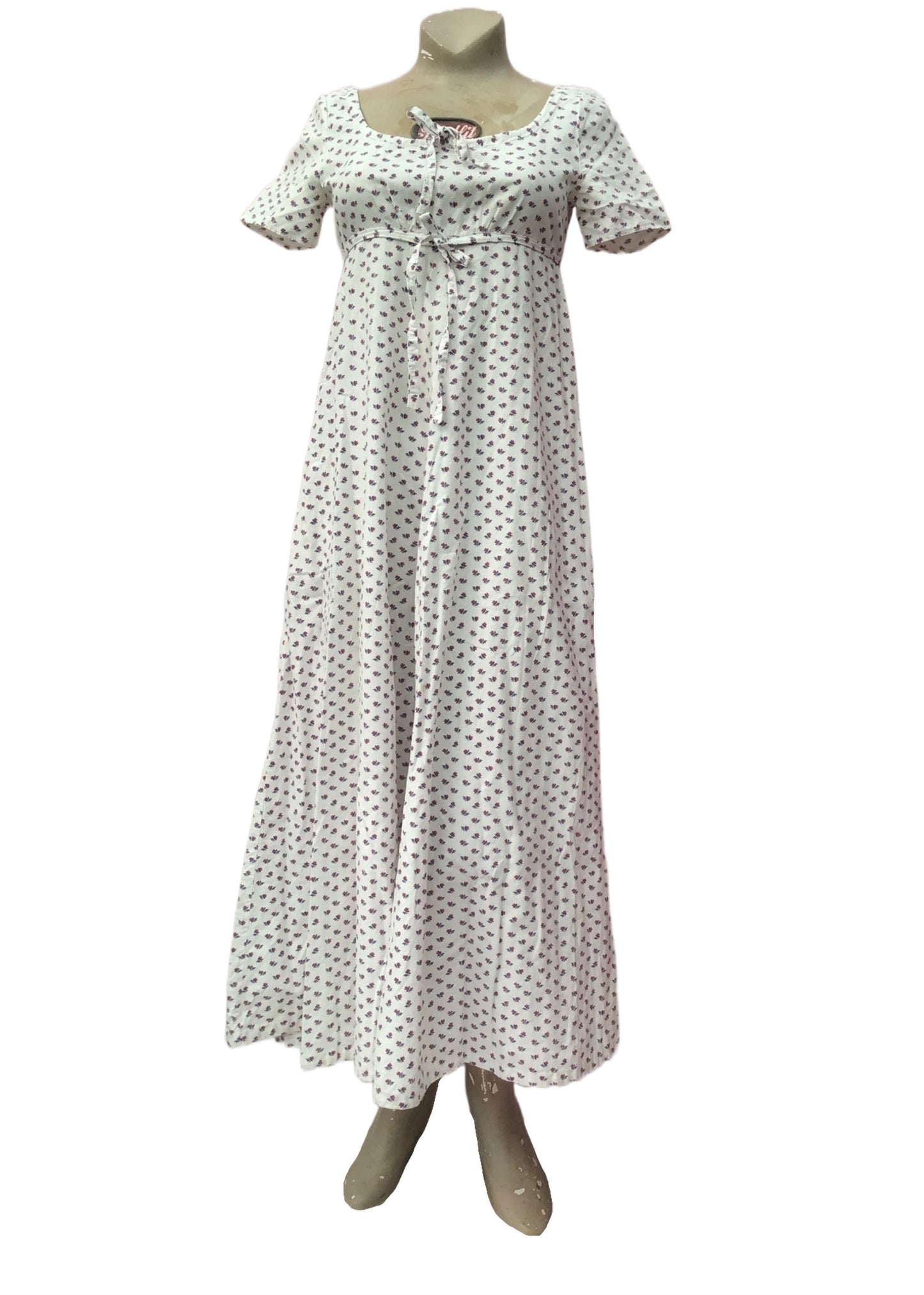 Vintage 60s Laura Ashley Regency Maxi Dress • Welsh Label