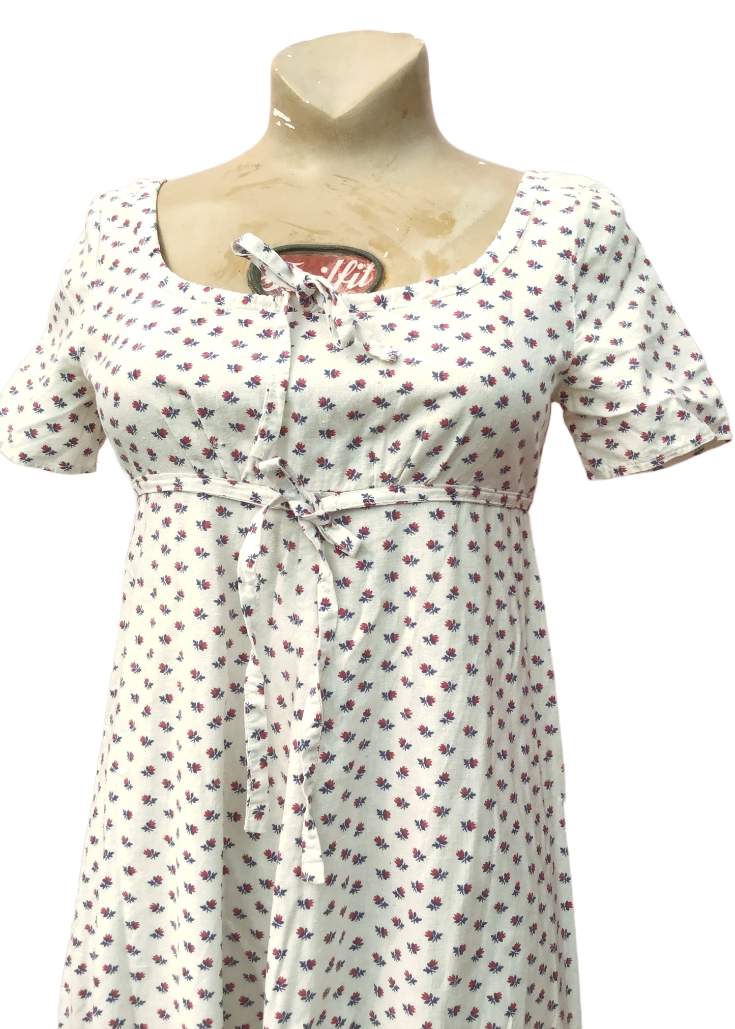 Vintage 60s Laura Ashley Regency Maxi Dress • Welsh Label