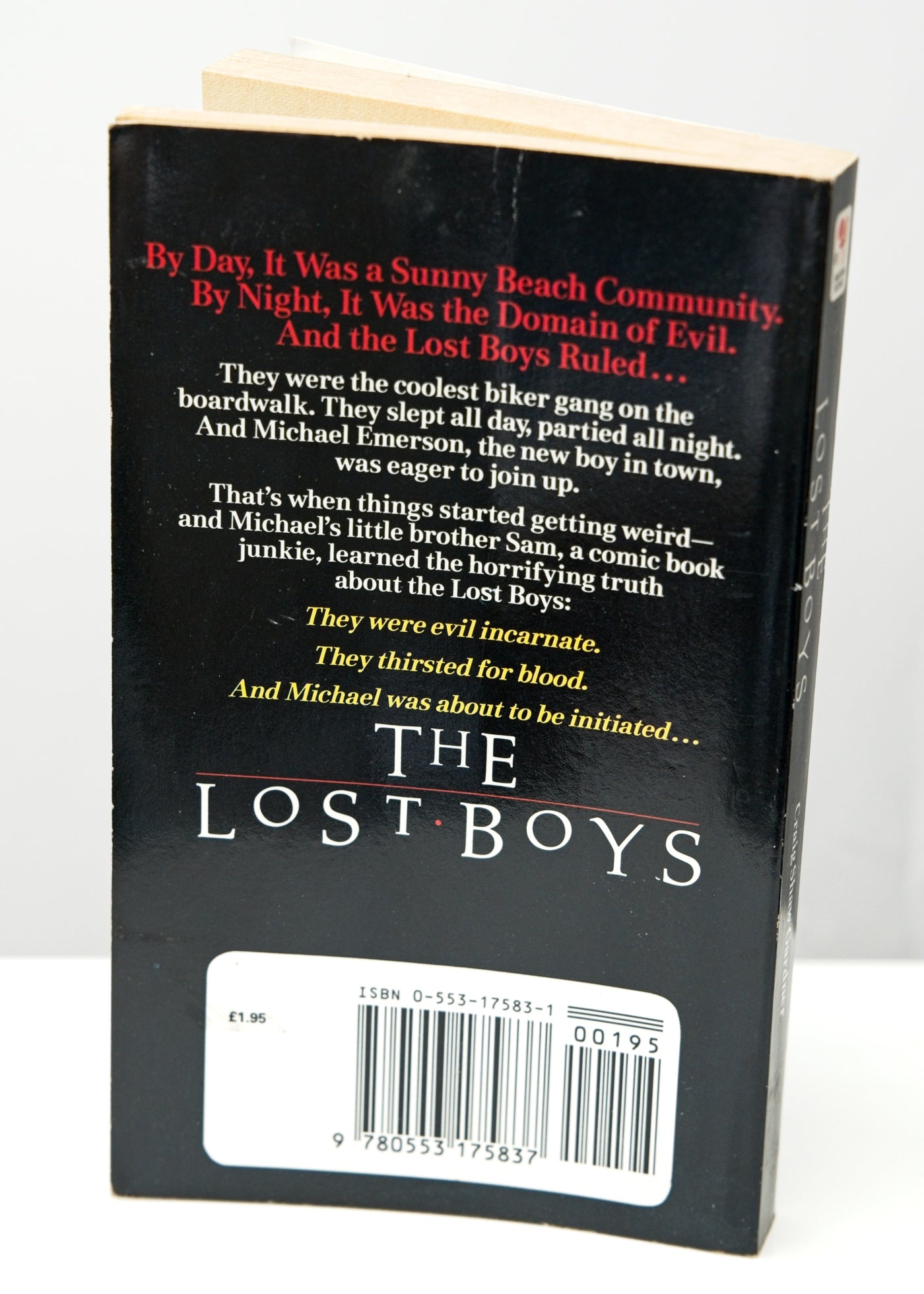 The Lost Boys by Craig Shaw Gardner • Bantam Book • Paperback 1988
