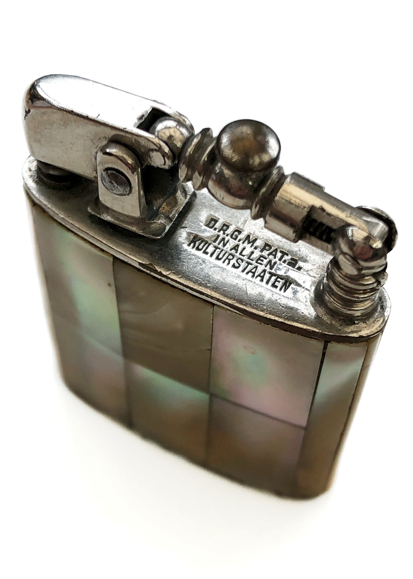 Vintage 1920s Deco Mother of Pearl Ladies Dress Lighter • German