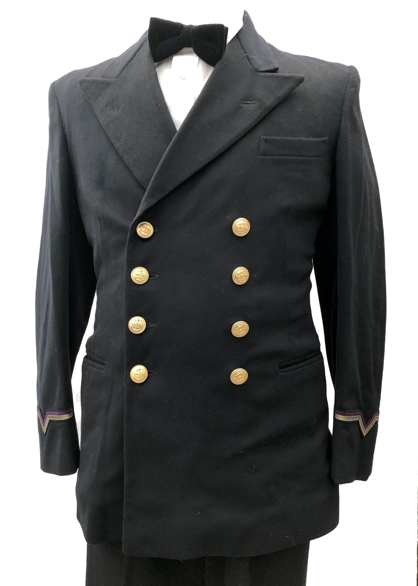 Vintage 40s–60s Merchant Navy Purser’s Jacket • Wood’s of South Shields Uniform