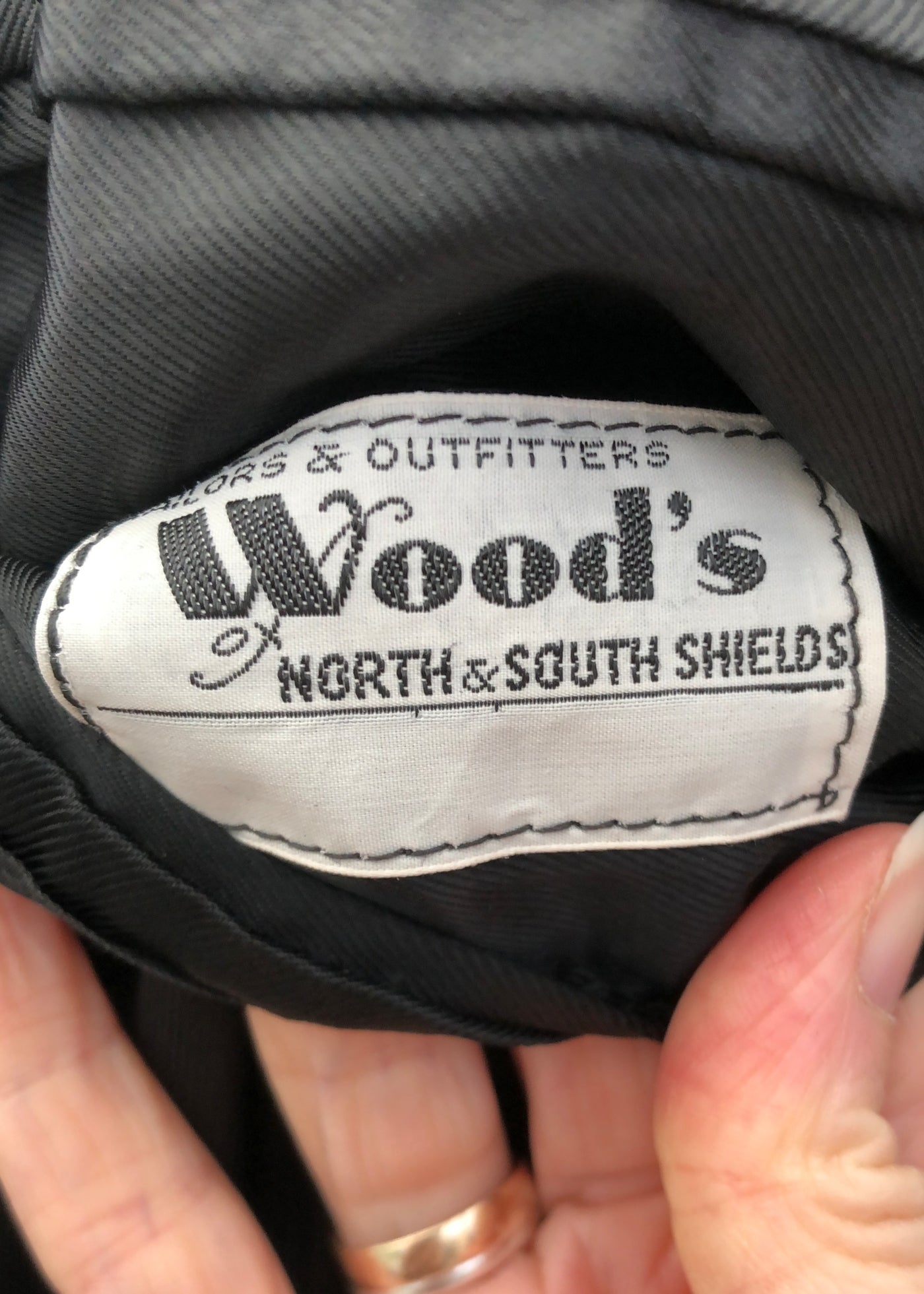 Vintage 40s–60s Merchant Navy Purser’s Jacket • Wood’s of South Shields Uniform
