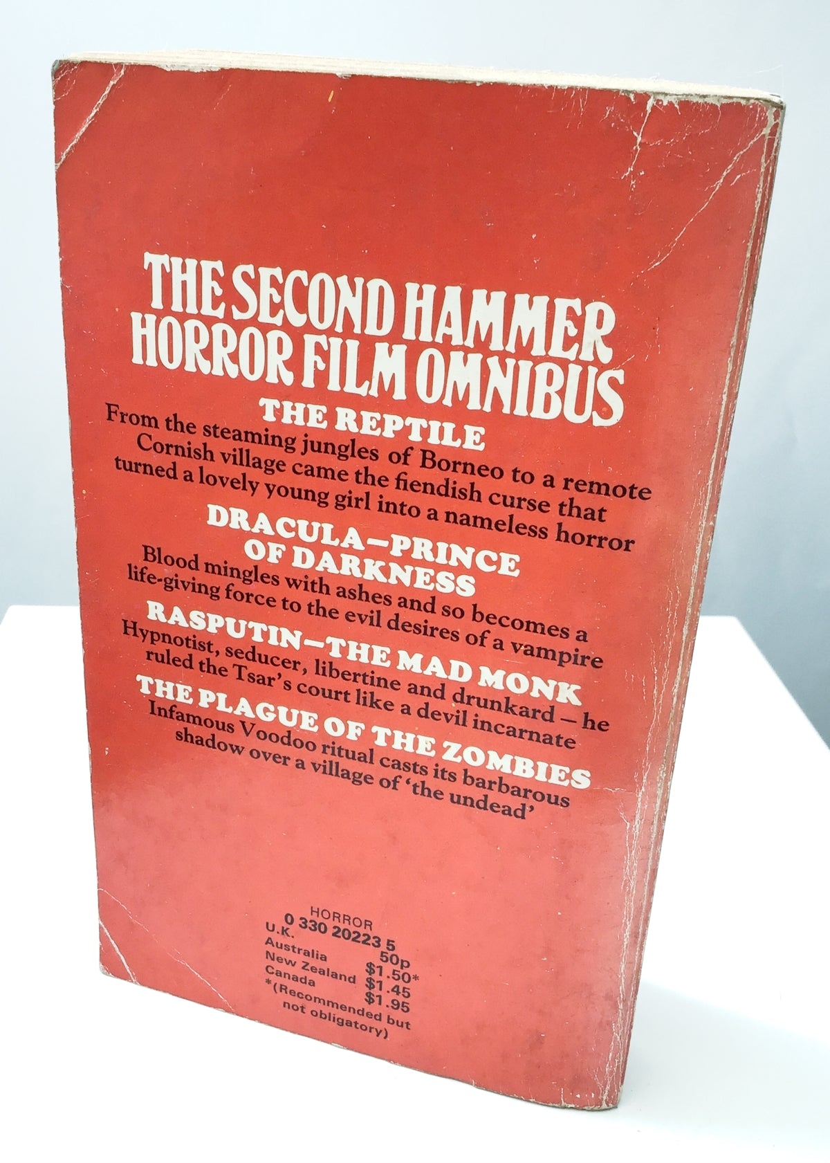 The Second Hammer Horror Film Omnibus by John Burke • Pan Books 1967, London