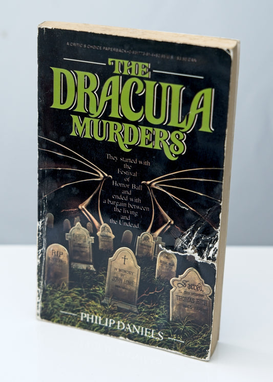 The Dracula Murders • Philip Daniels • 1986 Horror Paperback