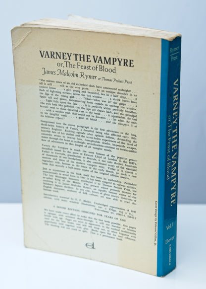 Varney The Vampyre • Volume I • James Malcolm Rymer • Dover, 1972, Paperback