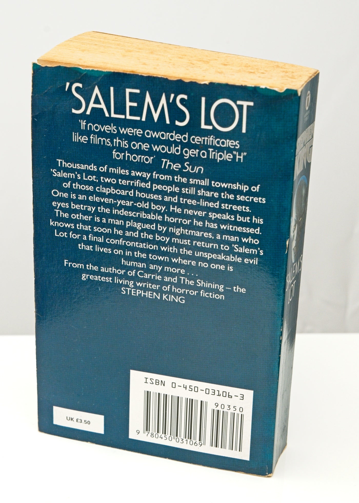 Salem's Lot • Stephen King • NEL Paperback 1988