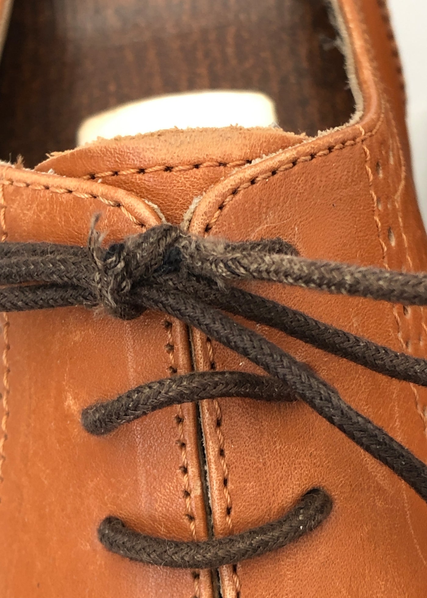 Men's Preloved Tan Samuel Windsor Brogue Shoes • Size 11