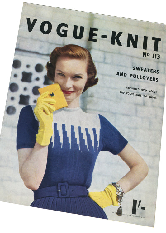 1950s Vogue-Knit #113 • Sweaters and Pullovers 16 Page Pattern Booklet