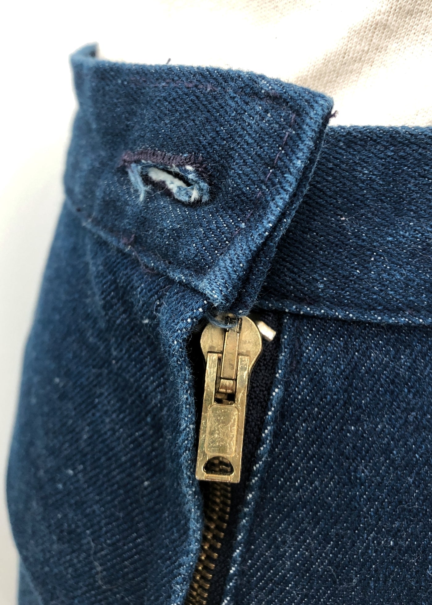 Vintage 70s HIgh Waist Side Zip Stirrup Jeans • 50s Style
