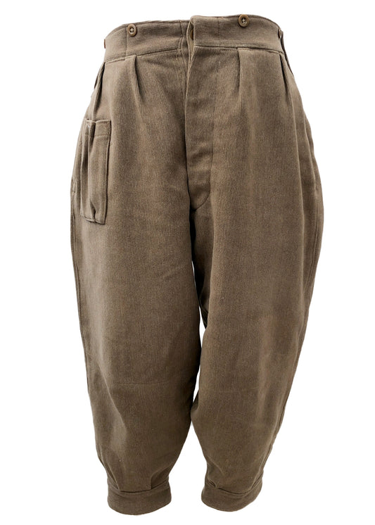 Authentic Rare Vintage 40s WWII British Army Dispatch Rider/Climbing Breeches