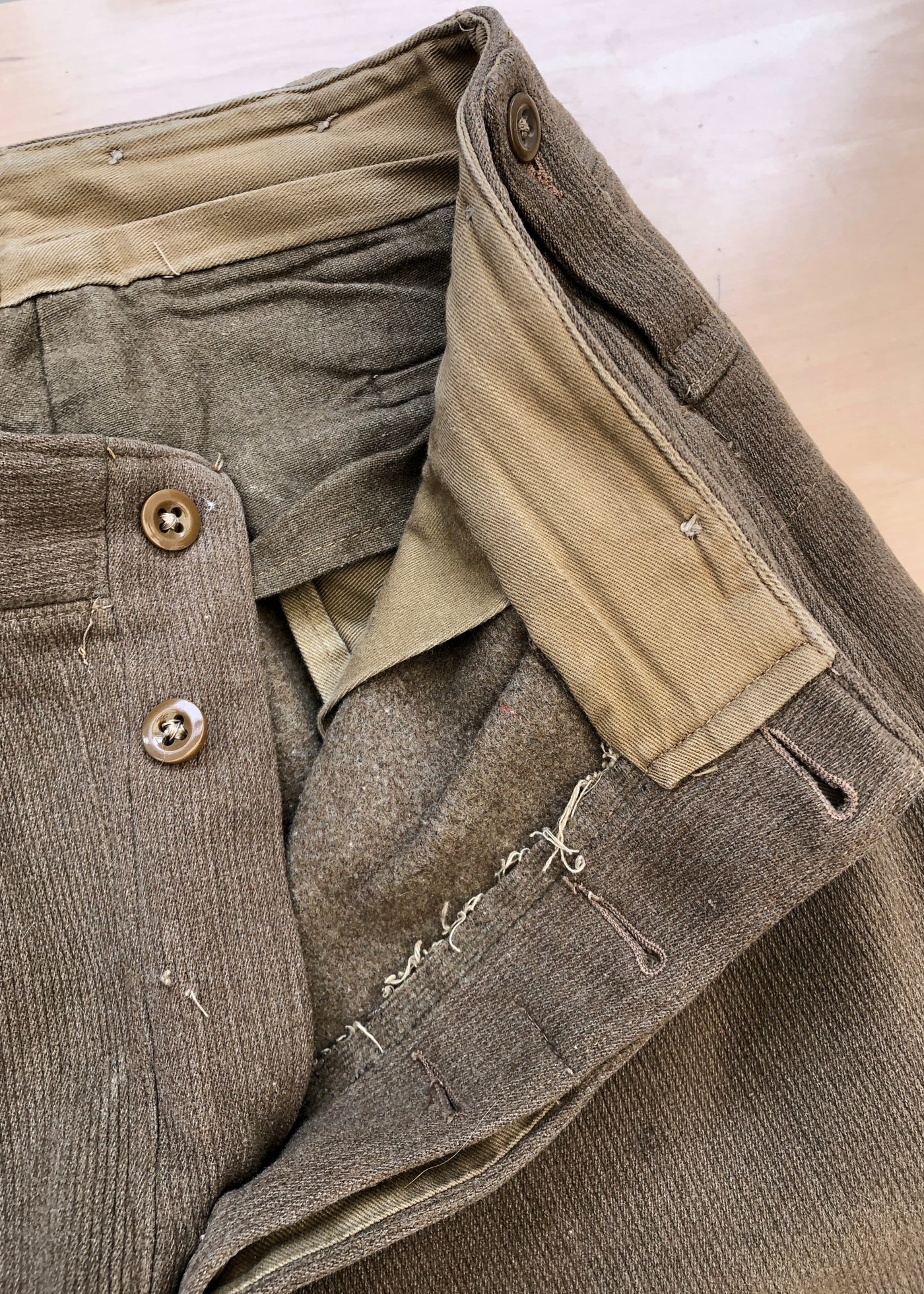 Authentic Rare Vintage 40s WWII British Army Mountain Troops Climbing Breeches