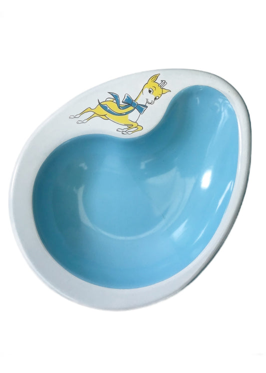 Vintage Melamine Babycham Promotional Snack Dish • Bar Ashtray