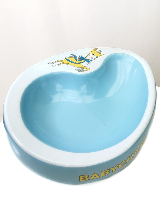 Vintage Melamine Babycham Promotional Snack Dish • Bar Ashtray