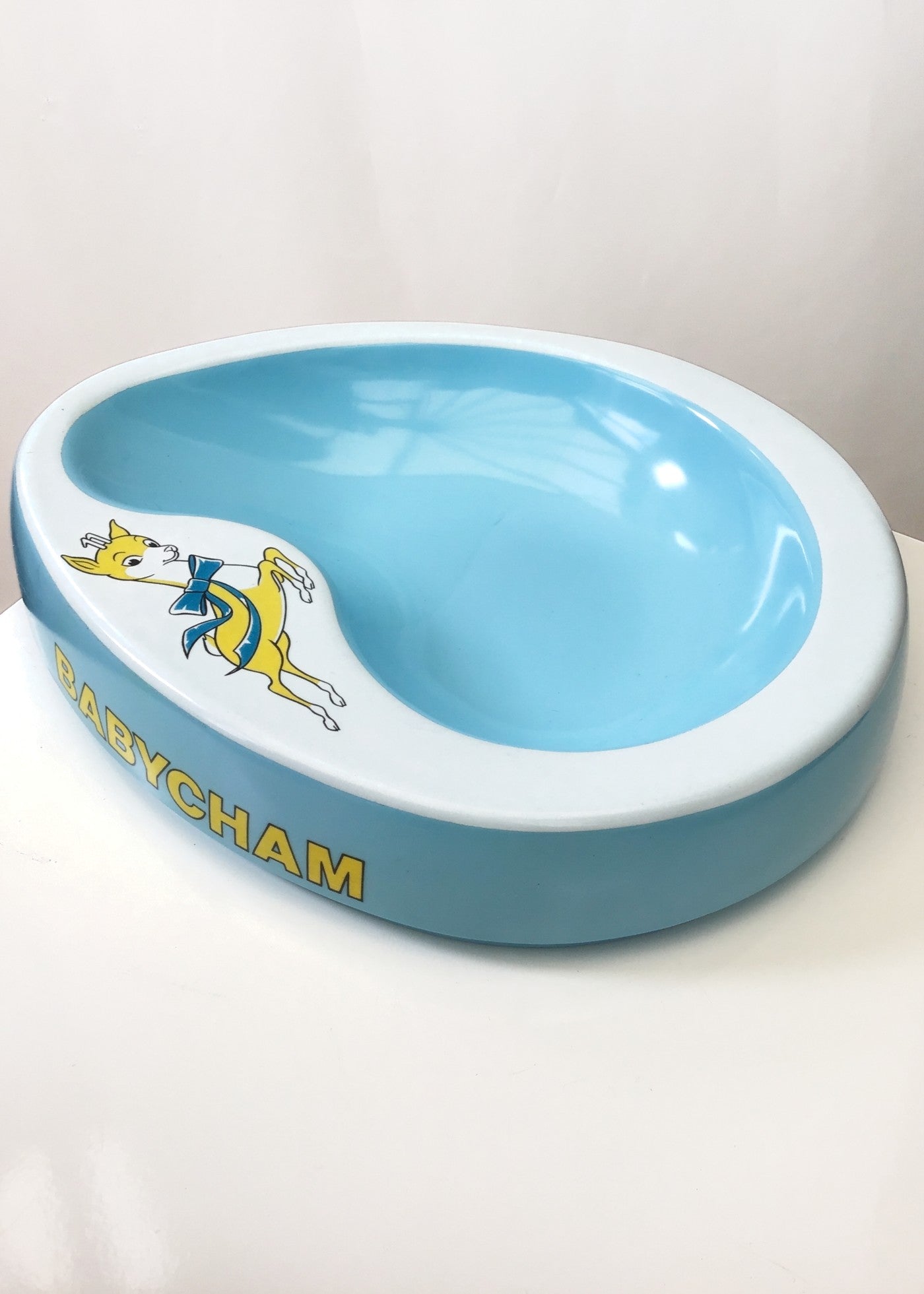 Vintage Melamine Babycham Promotional Snack Dish • Bar Ashtray