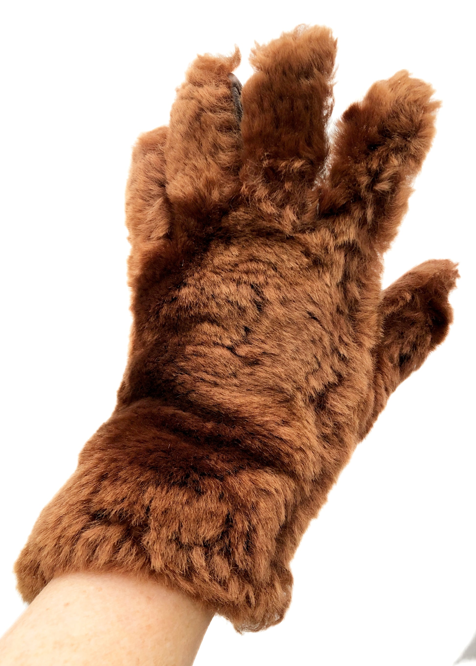 Vintage 1930s Chonky Fur Winter Gloves