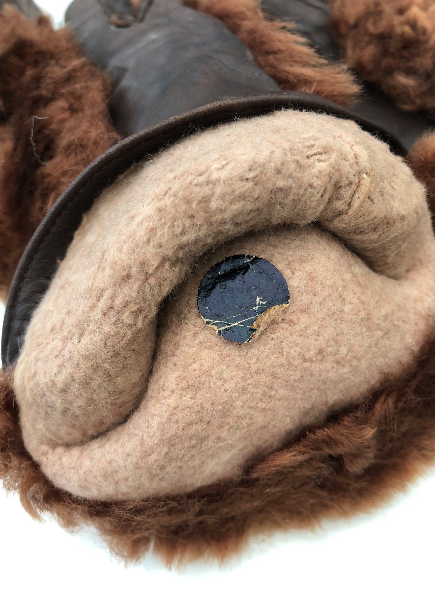 Vintage 1930s Chonky Fur Winter Gloves