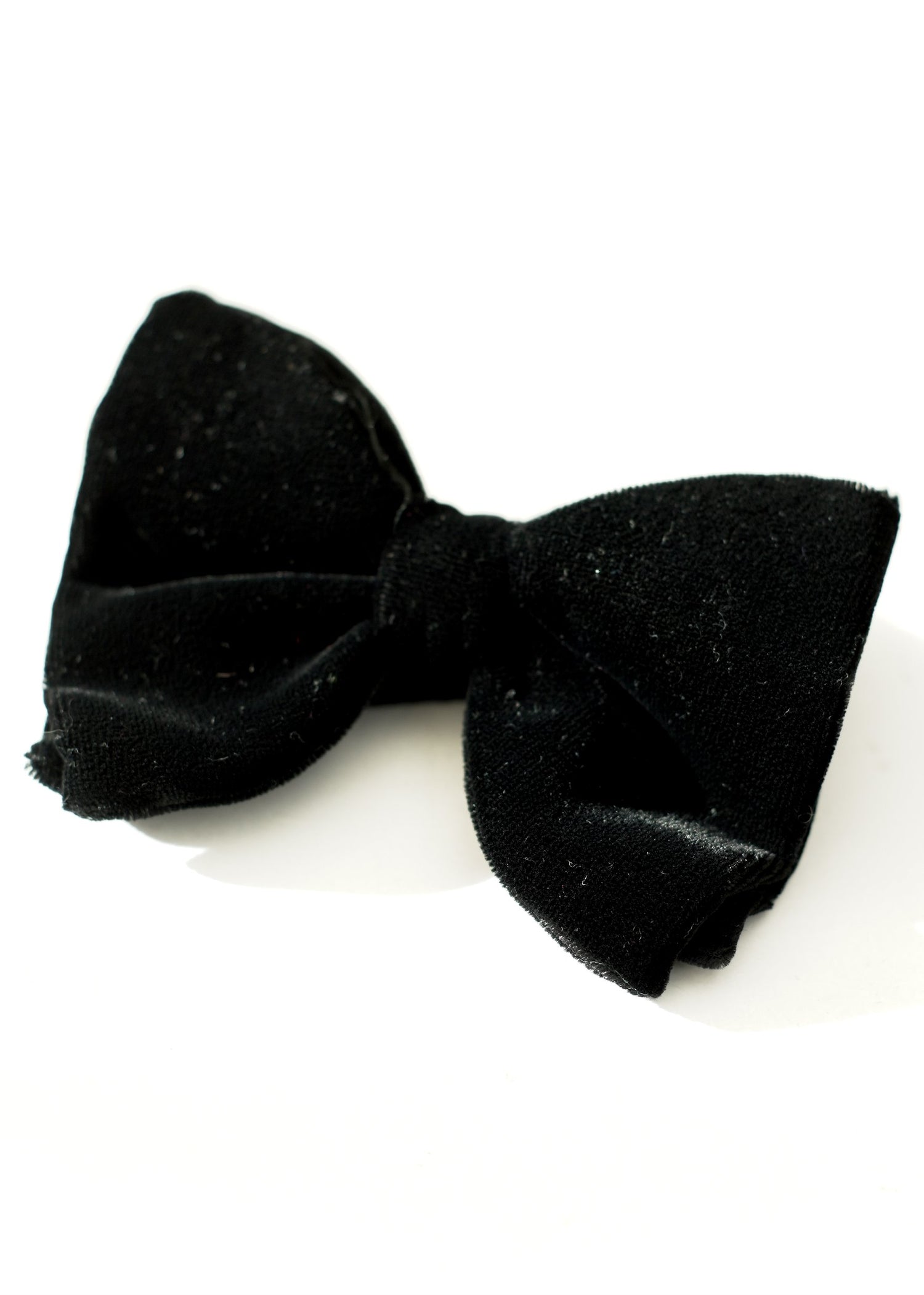 Vintage 70’s Velvet Clip On Bow Tie