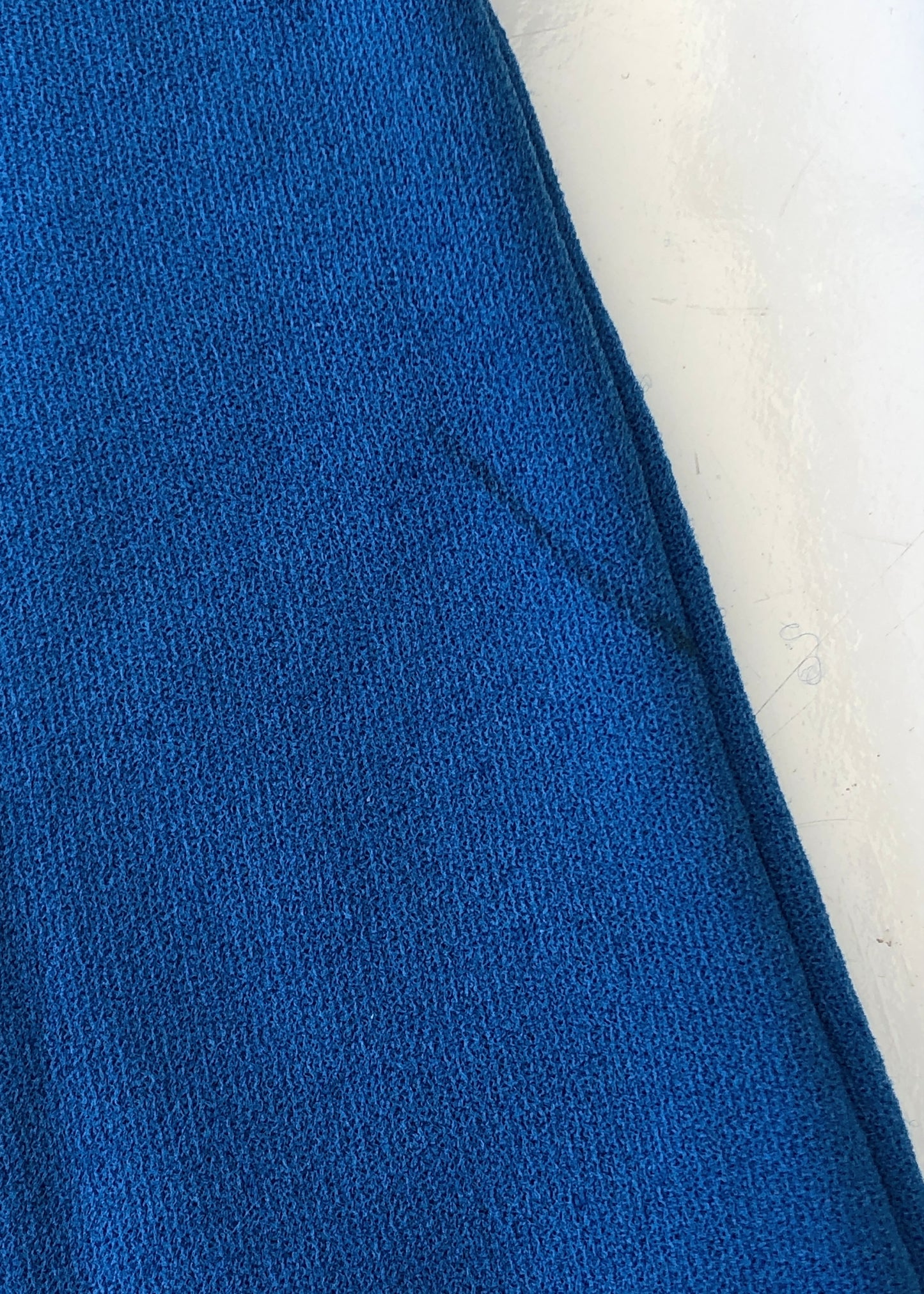 Vintage Blue Short Stretch Day Gloves • Fleecy Interior