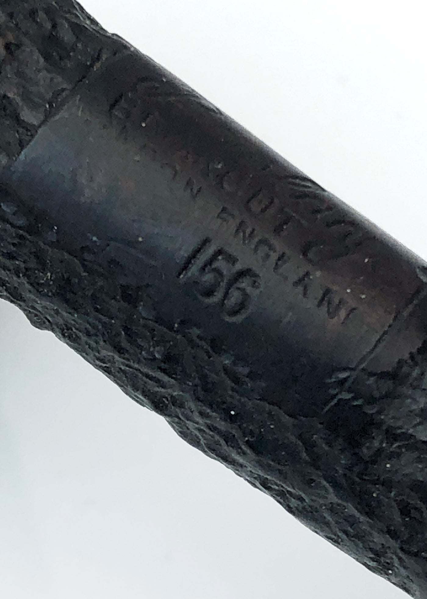 Vintage 60s Bewlay 156 Sandblast Briar Pipe • Made in England